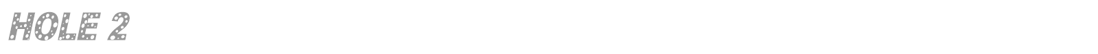 Hole Family font preview